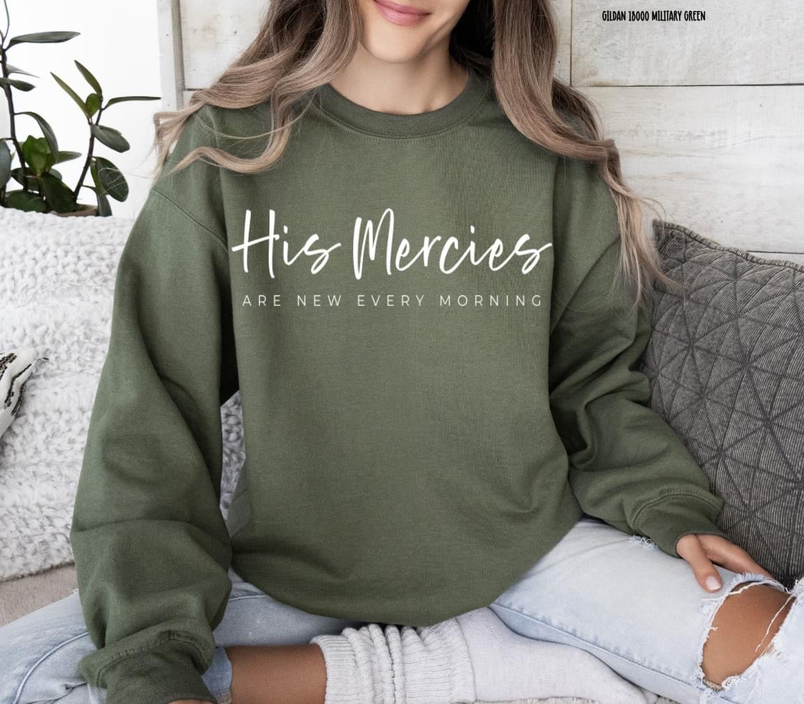 His Mercies | Tee, Long sleeve, Sweatshirt