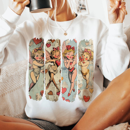 Girly Cupid | Tee, Longsleeve, Sweatshirt