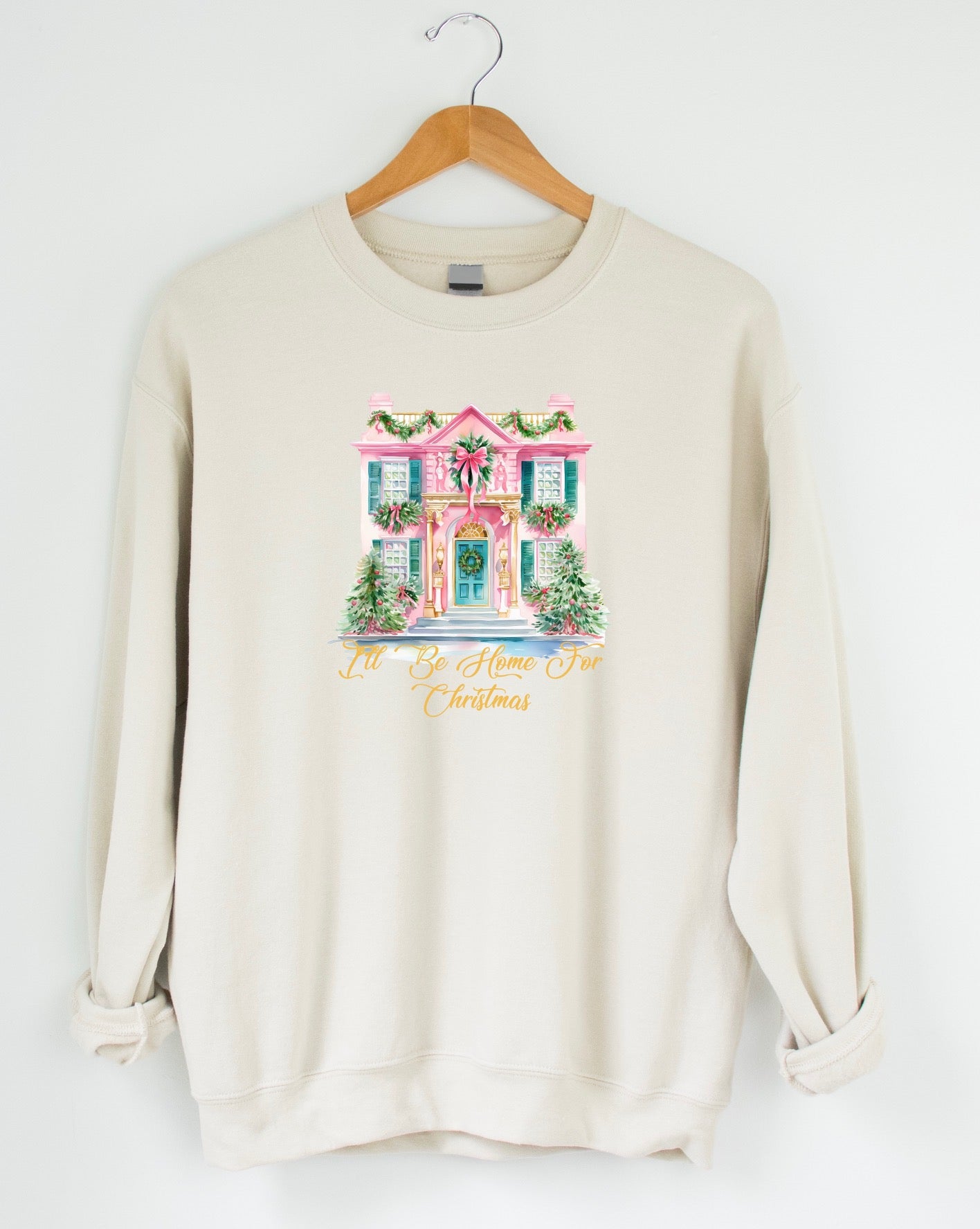 I'll Be Home For Christmas | Tee, Long sleeve, Sweatshirt